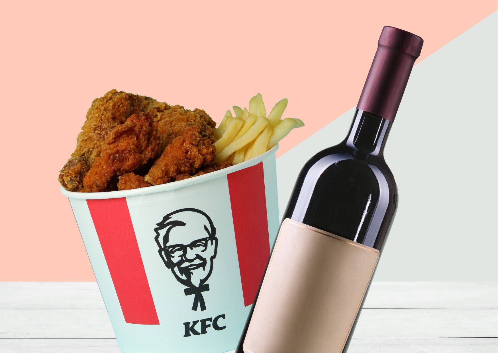 Какое вино подойдет к ведру курицы из KFC?