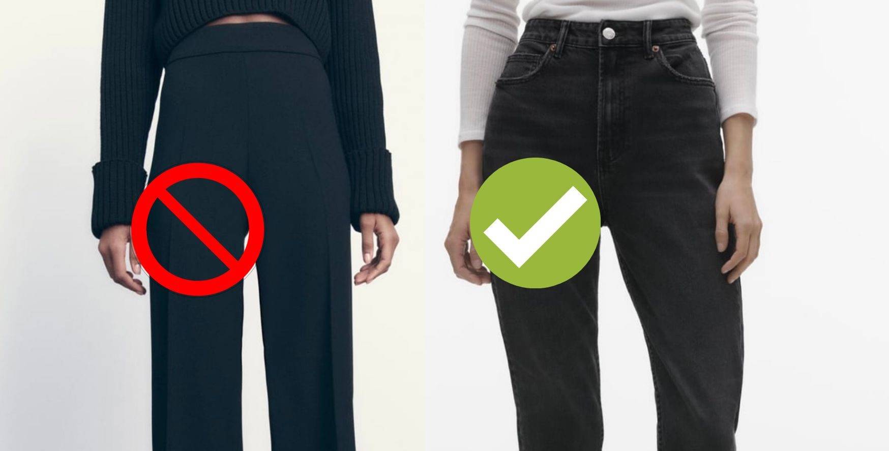 Какие брюки помогут скрыть живот? 10 лучших вариантов